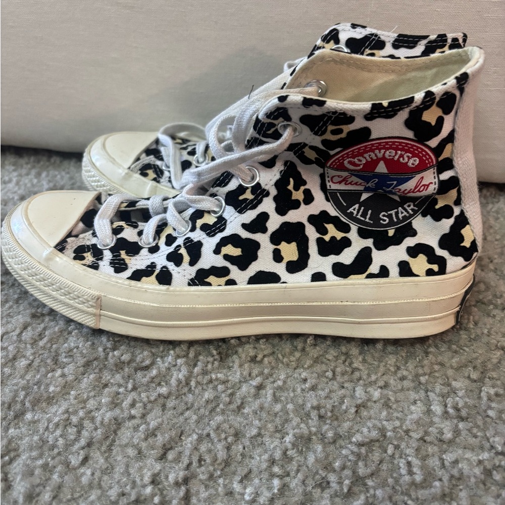 Leopard Print Converse - Picture 2 of 5